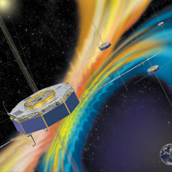 MMS Spacecraft in formation